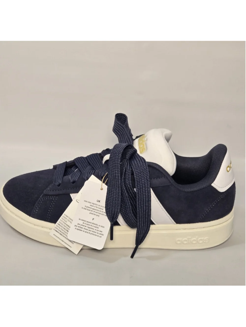 adidas Grand Court Alpha Sneaker Navy Cloudfoam Casual Shoe Men 9 NWT Streetwear